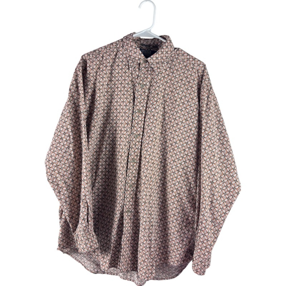 Ralph Lauren Lowell Sport Men's Size Large Cotton Multicolor Pattern